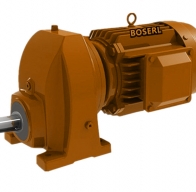What are the models for 22kw gear-reducing machines that match the straight-angle french axis output?