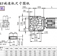 Ka157 machine-size drawings