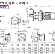 Rf77 speed-reducing machine size drawings