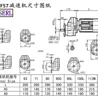 Rxf57 machine size drawings