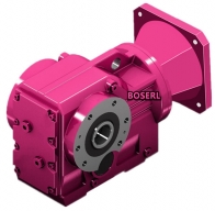 Double-hole output speed-reducing machine set of metal structures for the material collector
