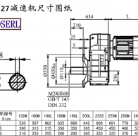 Ff127 speed reduction machine size drawings