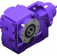 Can a two-speed motor-reducing machine match a drs100l4 with an electric machine?