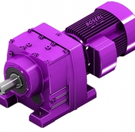 Rotation motors on wastewater treatment plant equipment