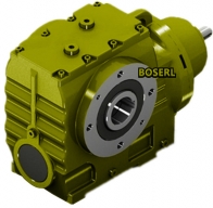 The two-polar speed-reducing machine for the shield helix