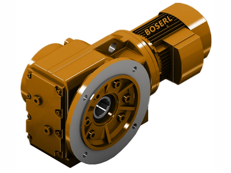Right-angle shaft reducer motor