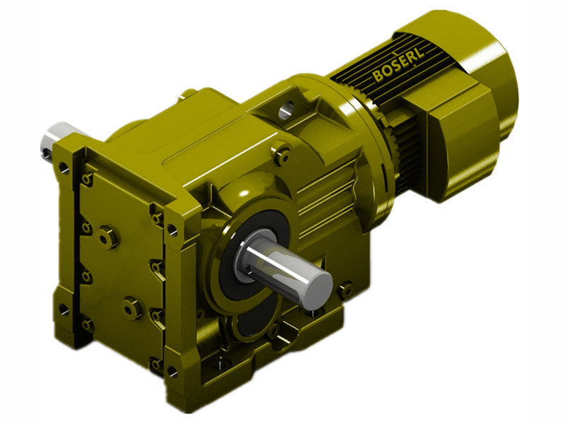 Right-angle shaft reducer motor