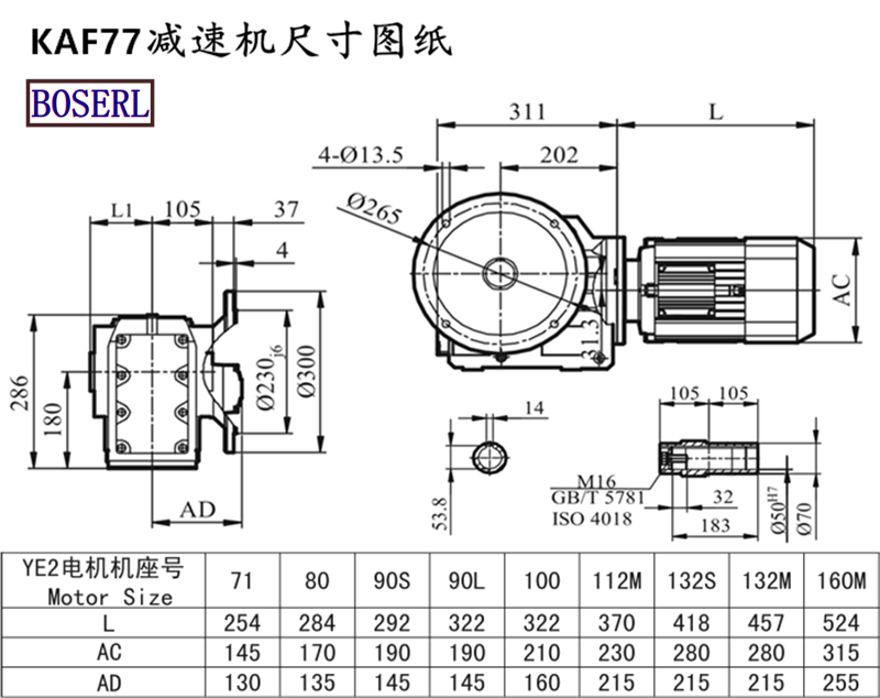 KAF77 Speed Reduction Machine Size Drawings.png KAF77 Speed Reduction Machine Size Drawings.png