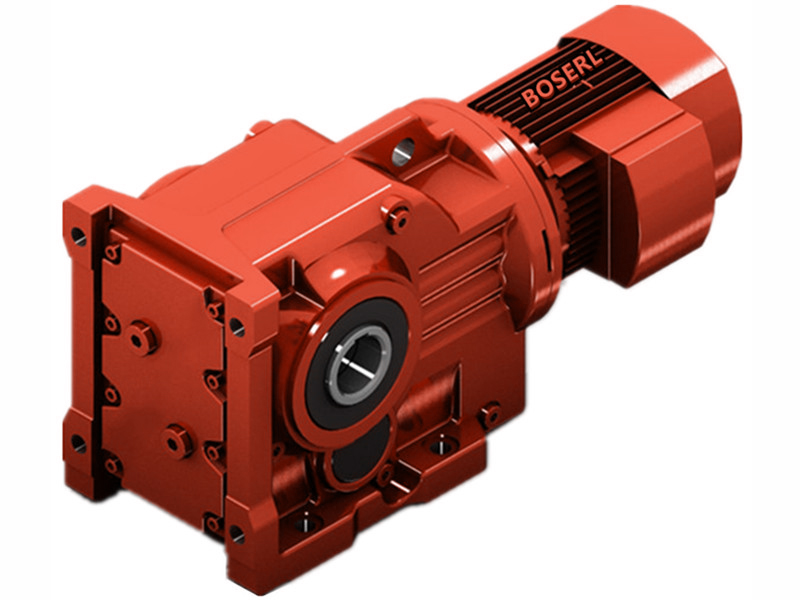 Right-angle shaft reducer motor