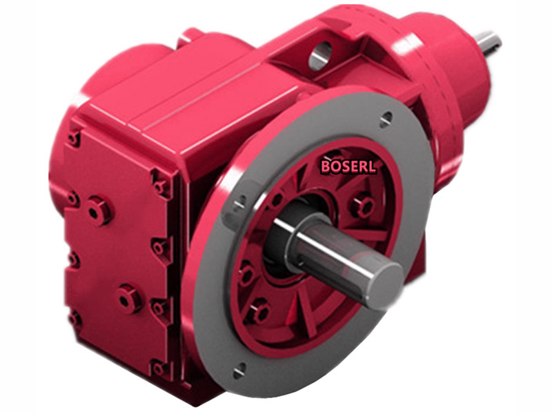 Right-angle shaft reducer motor