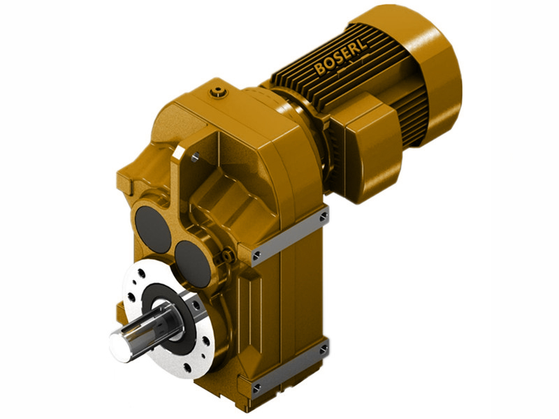 Geared motor and extra